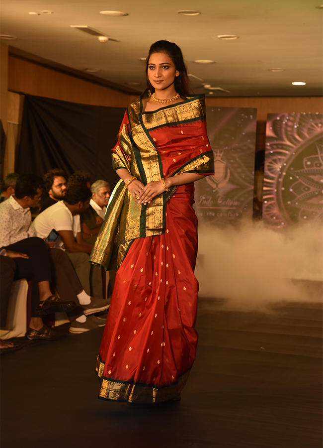 Models wowed at the Indo Cotton Fashion Show Hyderabad - Sakshi13