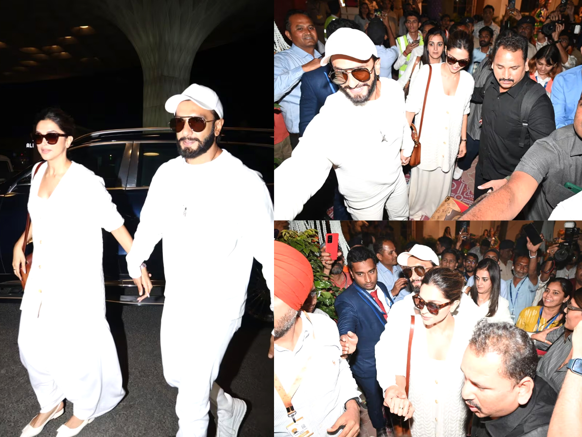 Deepika Padukone And Ranveer Spotted 1st Time After Pregnancy Announcement In Jamnagar, Photos Gallery - Sakshi1