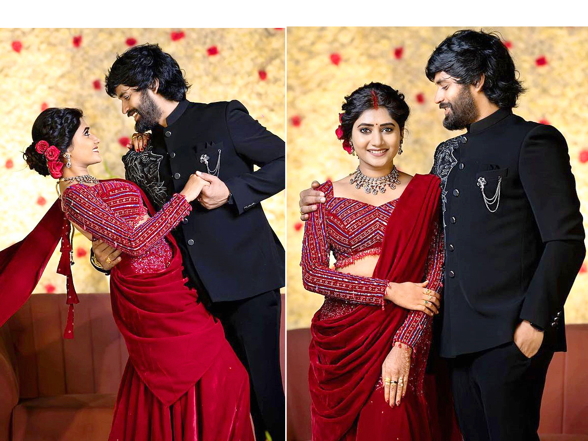 Bigg Boss Fame Vasanthi Krishnan Marriage Reception PHotos - Sakshi1