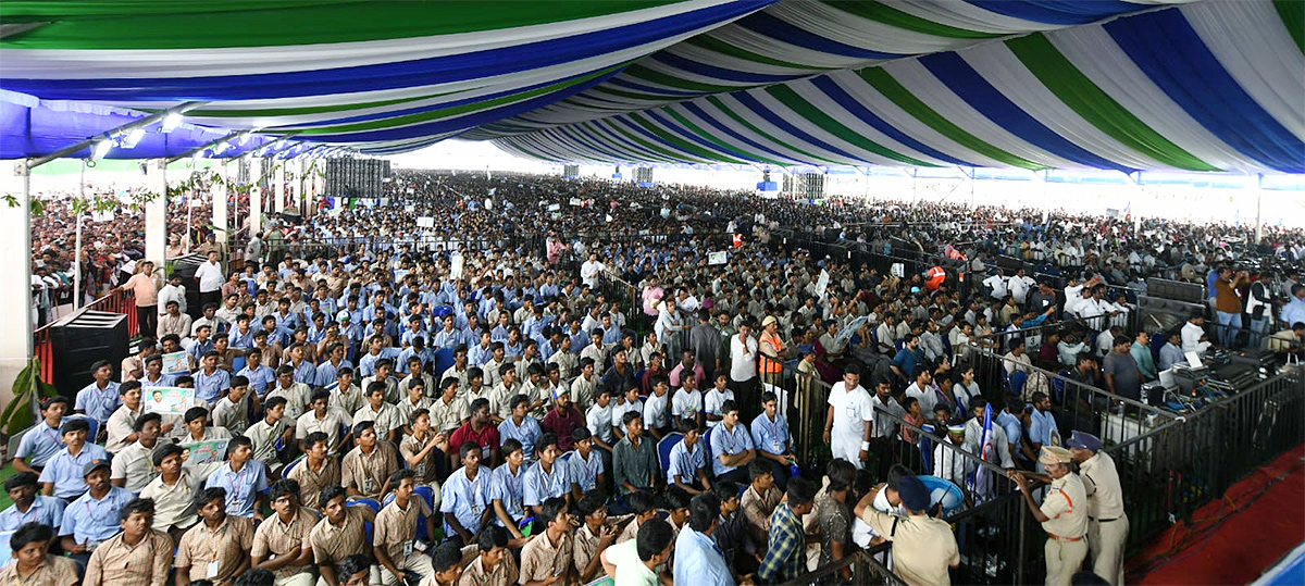 CM JAGAN Public Meeting at Pamarru - Sakshi15