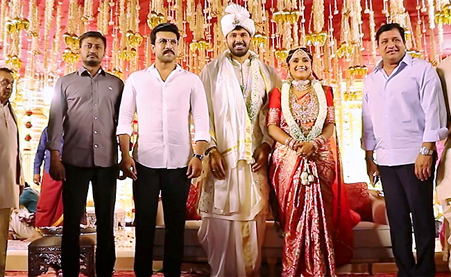 InPics: Akkineni And Mega Family In Producer D Shivaprasad Reddy Son Kailash Reddy Marriage - Sakshi5