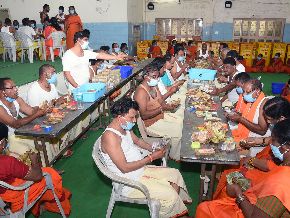 Sammakka Saralamma Medaram Jatara Hundi Counting - Sakshi2