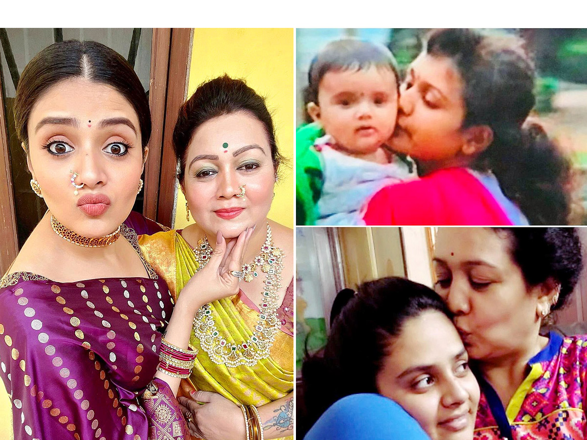 Anchor Srimukhi with mother Emotional post Photos - Sakshi1