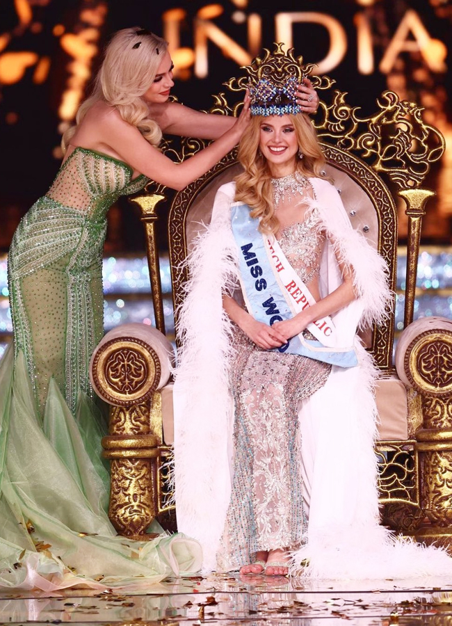 Krystyna Pyszkova Of Czech Republic Crowned As Miss World 2024 - Sakshi7