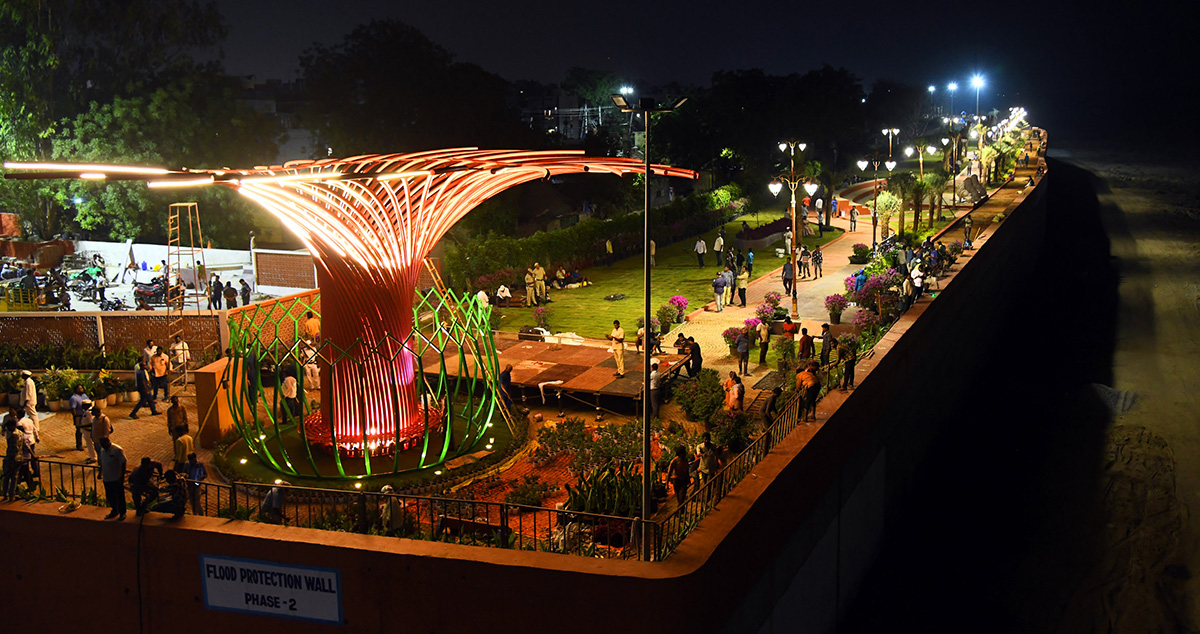 Riverfront Park New landmark of Vijayawada Photos - Sakshi2