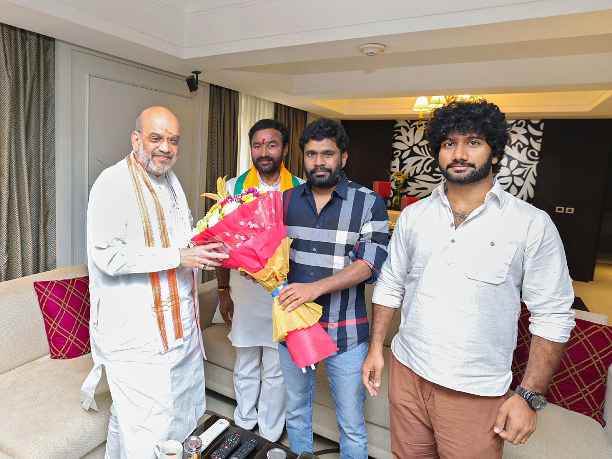 HanuMan Team Prasanth Varma, Teja Sajja Meet Home Minister Amit Shah Photos - Sakshi4