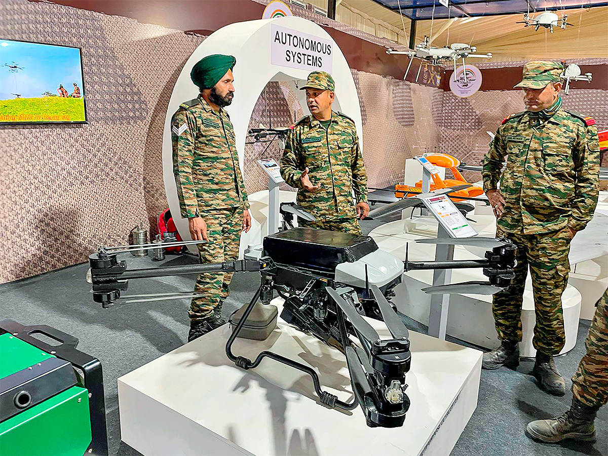 Indian Army on display during the Exercise Bharat Shakti in Pokhran - Sakshi31