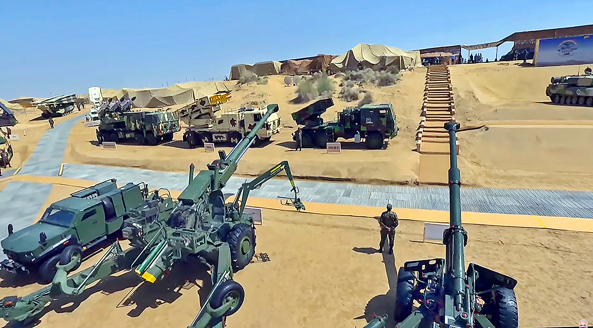 Indian Army on display during the Exercise Bharat Shakti in Pokhran - Sakshi4