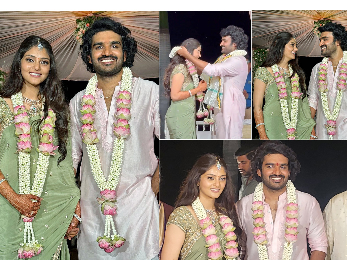 Kiran Abbavaram and Rahasya Gorak Engagement Photos - Sakshi1