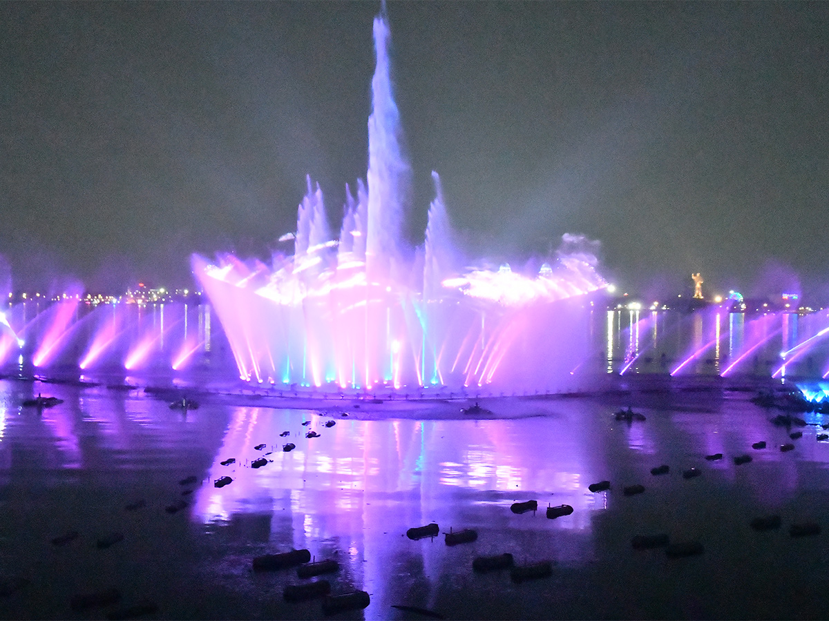 Water Laser Show at Tankbund Hyderabad - Sakshi7