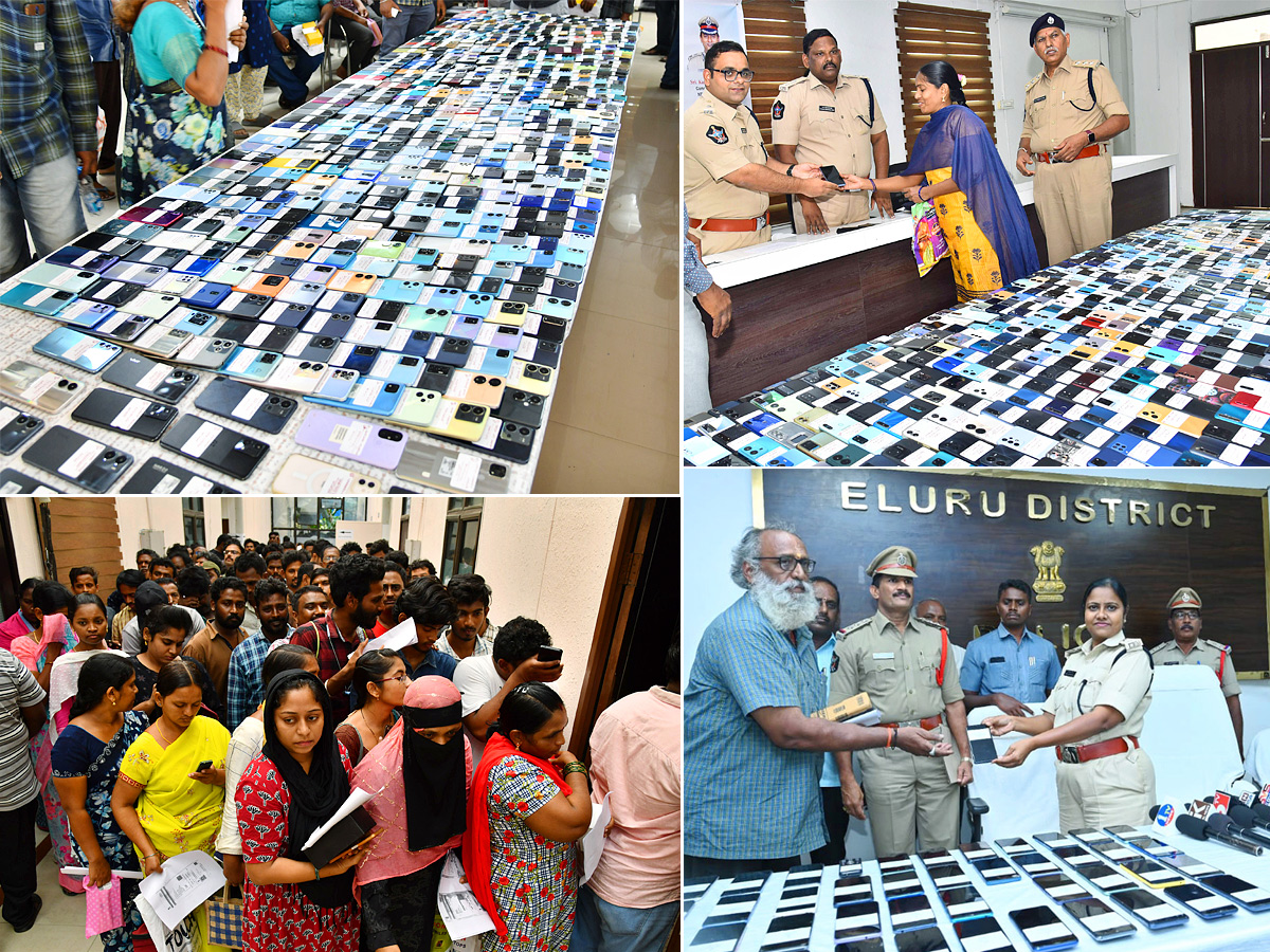 Andhra Pradesh police recover over lost mobile phones - Sakshi1