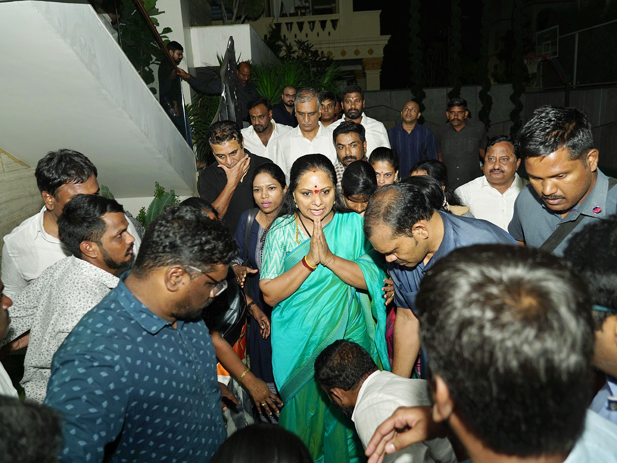 BRS Leader MLC Kavitha Arrested By ED In Delhi Liquor Policy Scam PHotos - Sakshi3