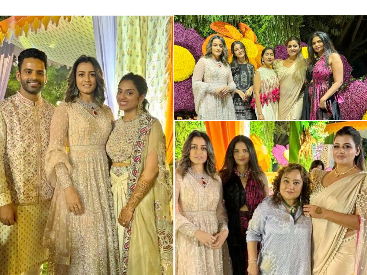 Venkatesh Daggubati Daughter Havya Vahini Mehndi Function Photos - Sakshi1