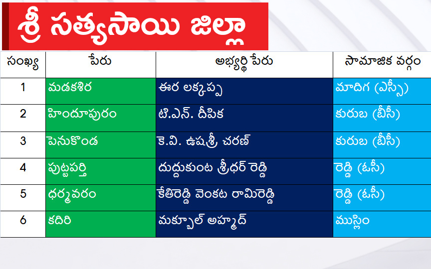 CM Jagan Announced YSRCP Final List Of Candidates For AP Assembly Elections 2024, Photos Inside - Sakshi27