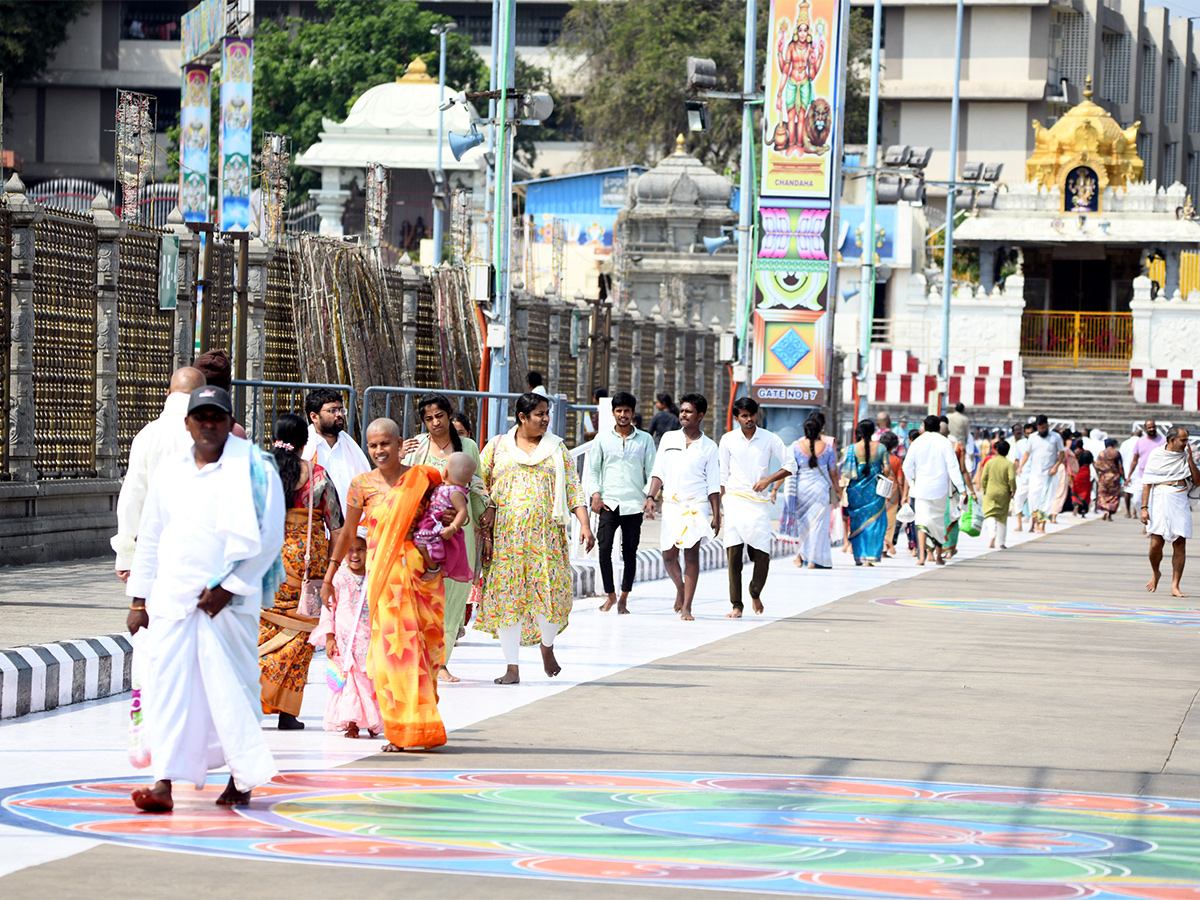 Devotees At Tirumala Balaji Temple Experienced Severe Heat Wave Conditions, Photos Inside - Sakshi10