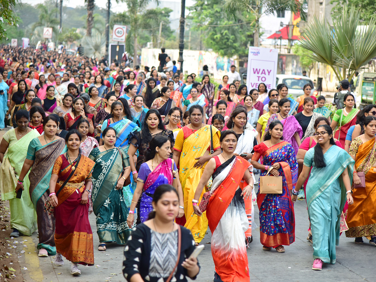 Saree Run at People Plaza Photos - Sakshi2