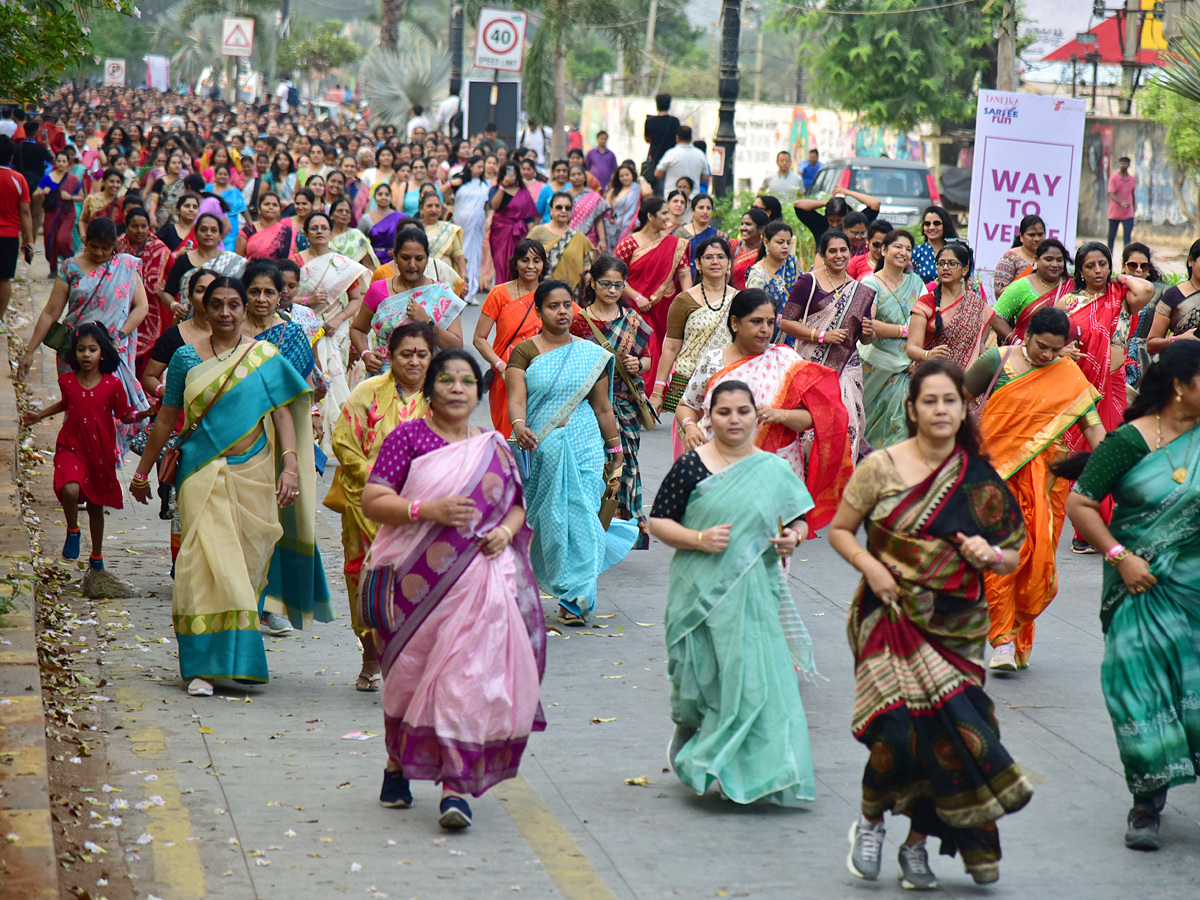 Saree Run at People Plaza Photos - Sakshi3