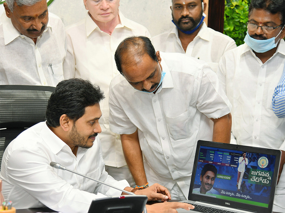 CM YS Jagan Launches Various Schemes Photos - Sakshi49