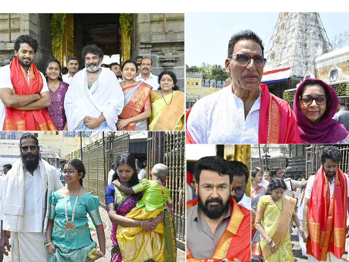 Tollywood Celebrities Special Prayers At Tirumala Tirupati Photos - Sakshi1