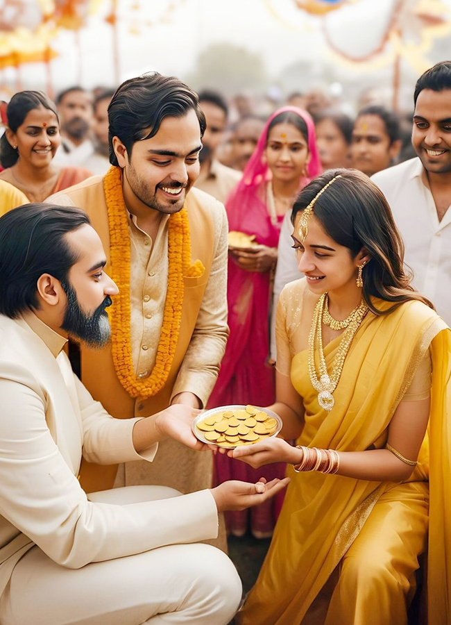 Ananth Ambani Radhika Merchant Pre-Wedding Celebrations AI Photos - Sakshi9