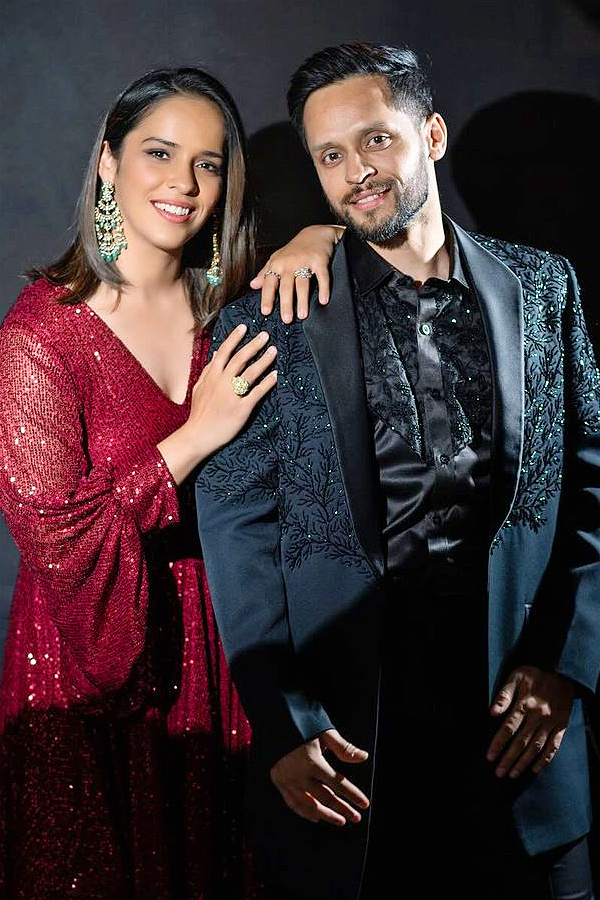 Saina Nehwal sizzles with husband Parupalli Kashyap at the Anant Ambani Pre Wedding photos - Sakshi13