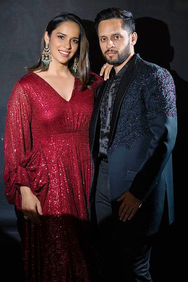 Saina Nehwal sizzles with husband Parupalli Kashyap at the Anant Ambani Pre Wedding photos - Sakshi7