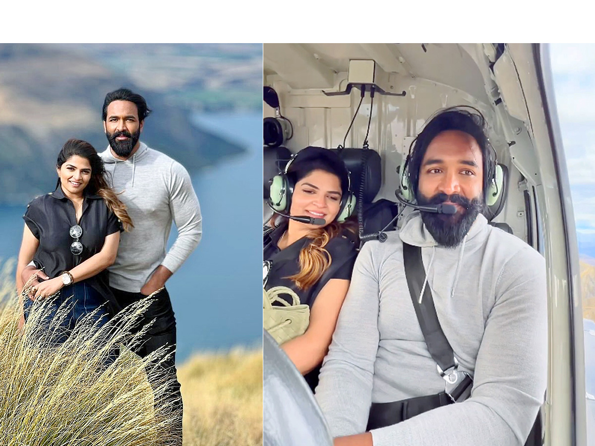 Vishnu Manchu Special Surprise to his wife for their Wedding Anniversary Photos - Sakshi1