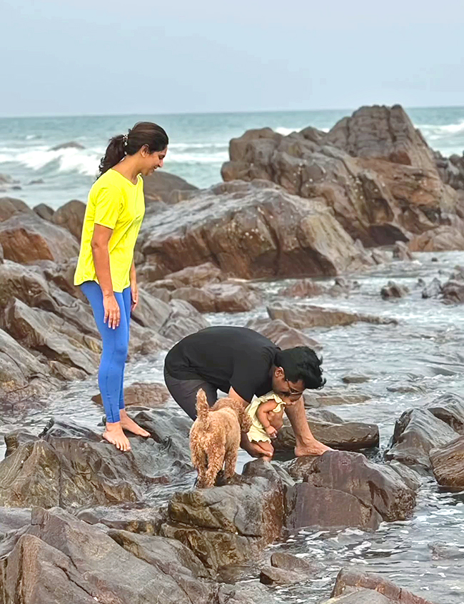 Ram Charan And Upasana Konidela Give First Beach Experience To Klin Kaara, Photos Gallery - Sakshi10