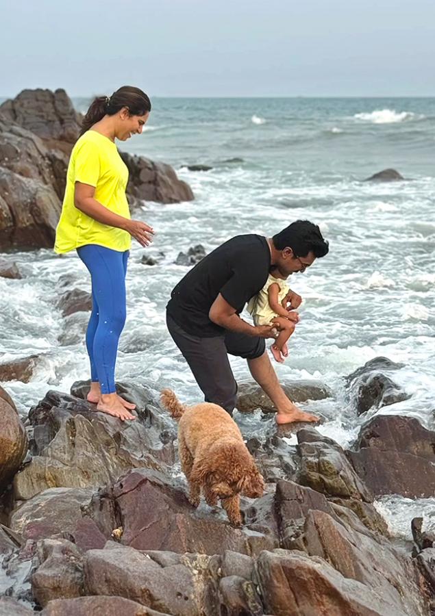 Ram Charan And Upasana Konidela Give First Beach Experience To Klin Kaara, Photos Gallery - Sakshi11