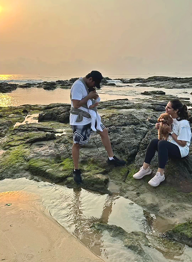 Ram Charan And Upasana Konidela Give First Beach Experience To Klin Kaara, Photos Gallery - Sakshi12