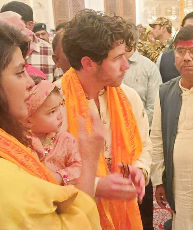 Priyanka Chopra husband Nick Jonas visits the Ram Temple in Ayodhya - Sakshi13