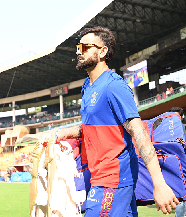 Virat Kohli during a training session ahead of the Indian Premier League - Sakshi11