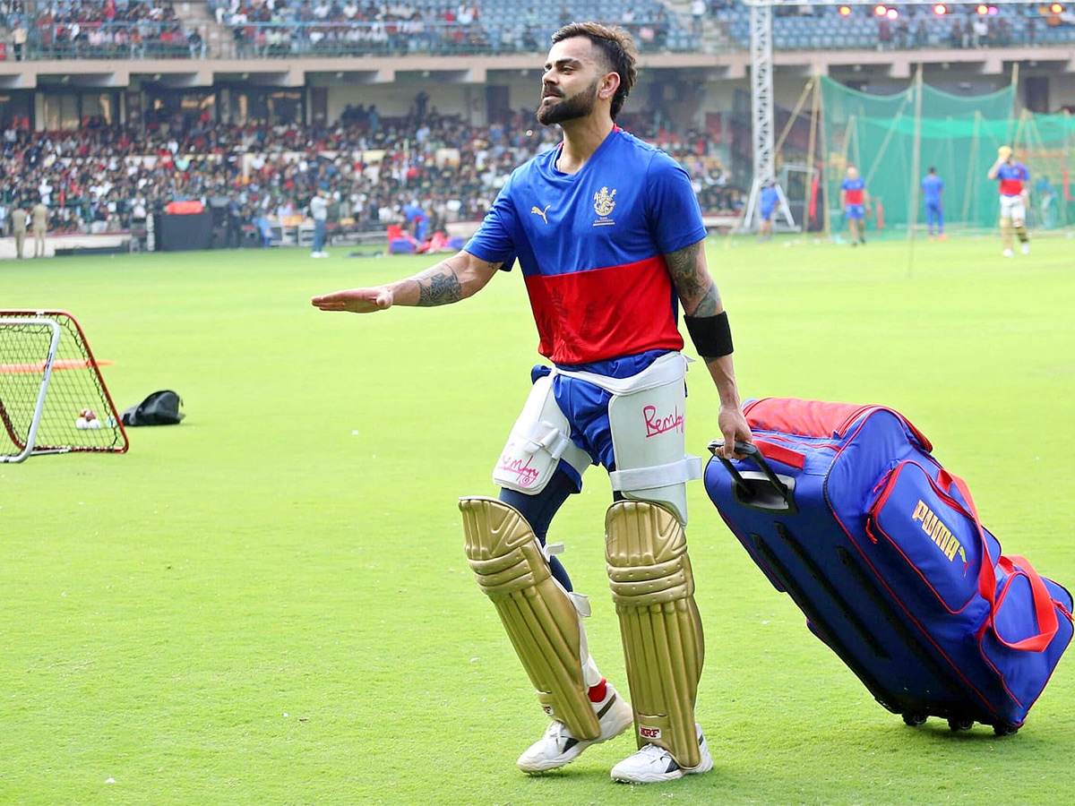 Virat Kohli during a training session ahead of the Indian Premier League - Sakshi6