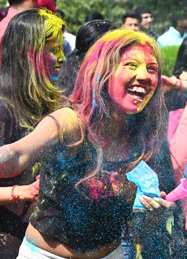 Holi Celebrations At Punjab University Chandigarh - Sakshi10