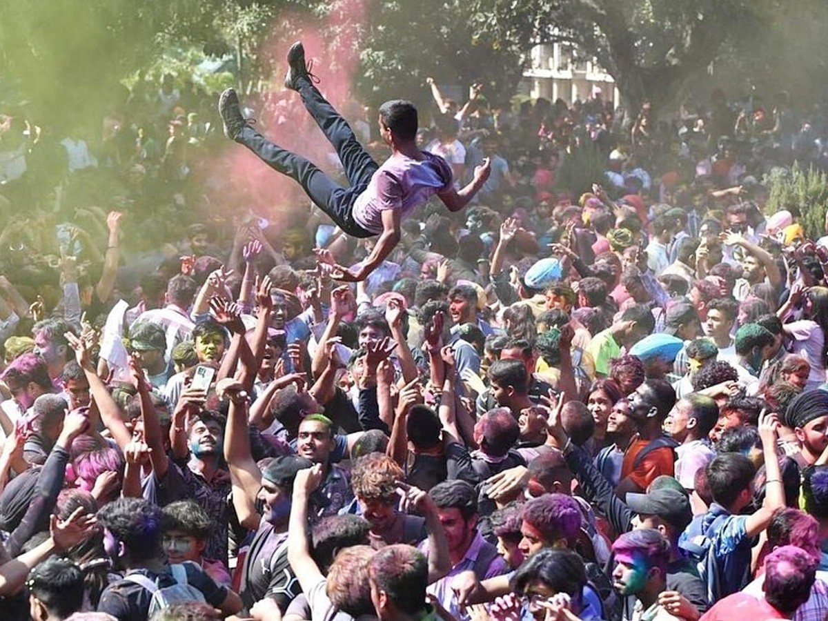 Holi Celebrations At Punjab University Chandigarh - Sakshi13