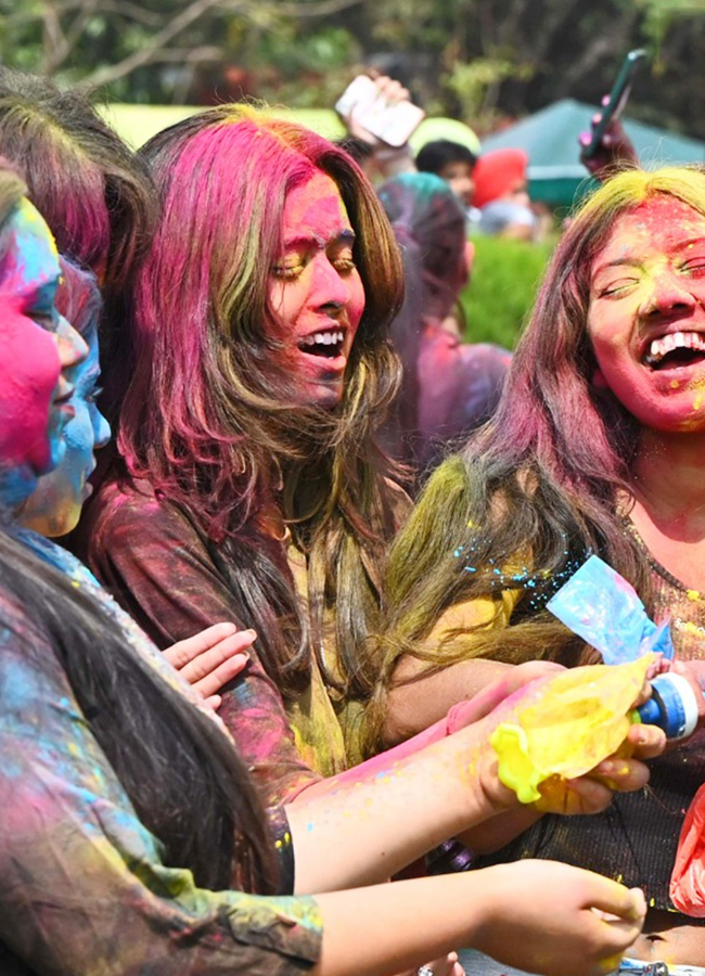 Holi Celebrations At Punjab University Chandigarh - Sakshi14