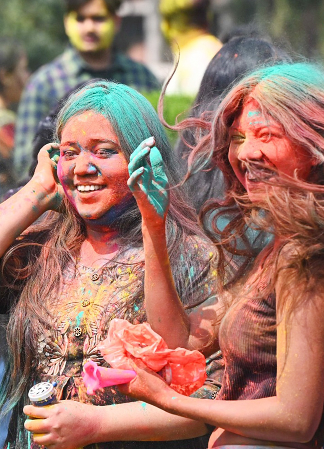 Holi Celebrations At Punjab University Chandigarh - Sakshi15