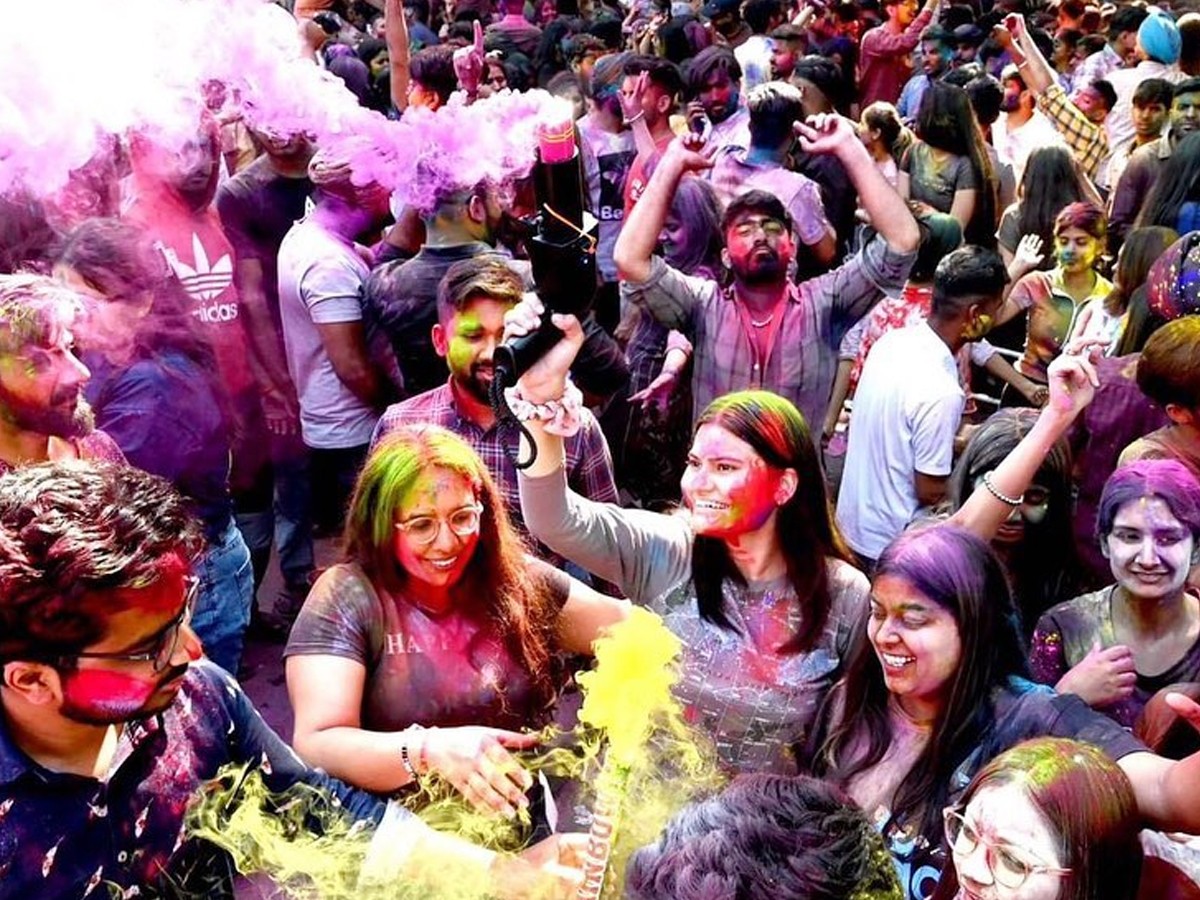 Holi Celebrations At Punjab University Chandigarh - Sakshi19