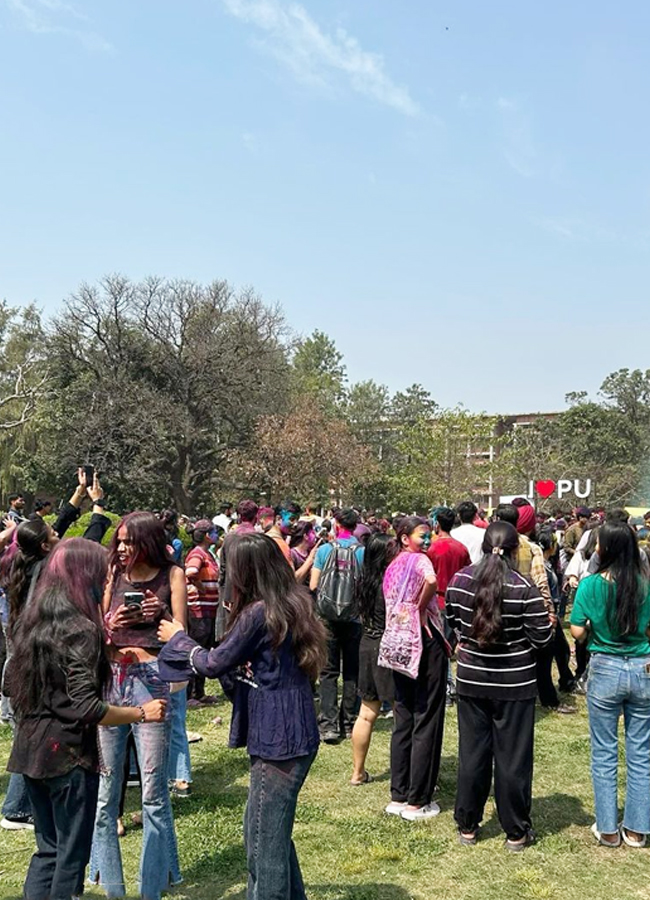 Holi Celebrations At Punjab University Chandigarh - Sakshi20