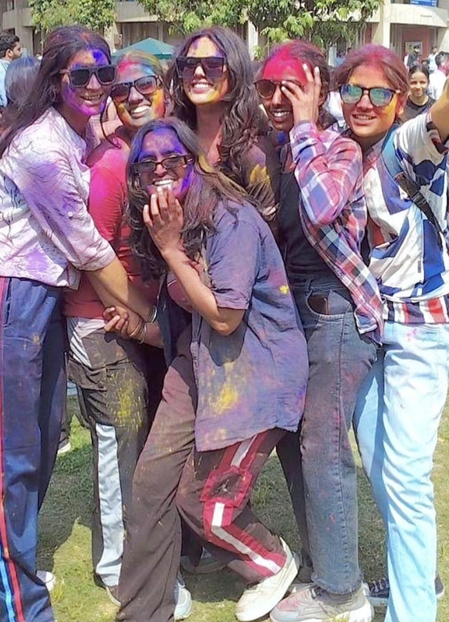 Holi Celebrations At Punjab University Chandigarh - Sakshi4