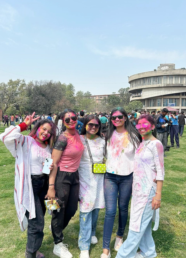 Holi Celebrations At Punjab University Chandigarh - Sakshi6