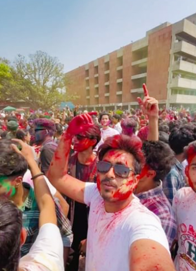 Holi Celebrations At Punjab University Chandigarh - Sakshi11