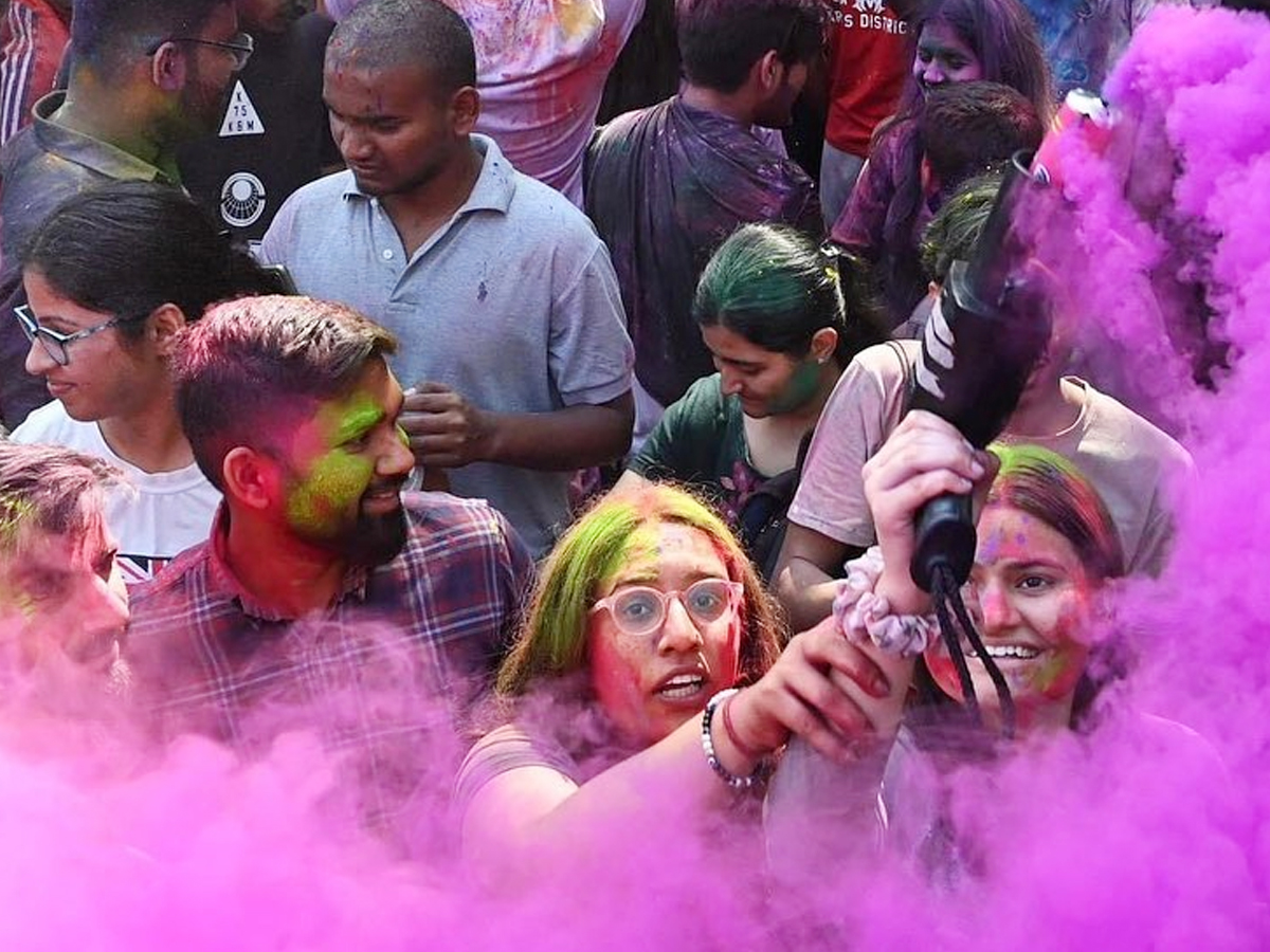 Holi Celebrations At Punjab University Chandigarh - Sakshi9