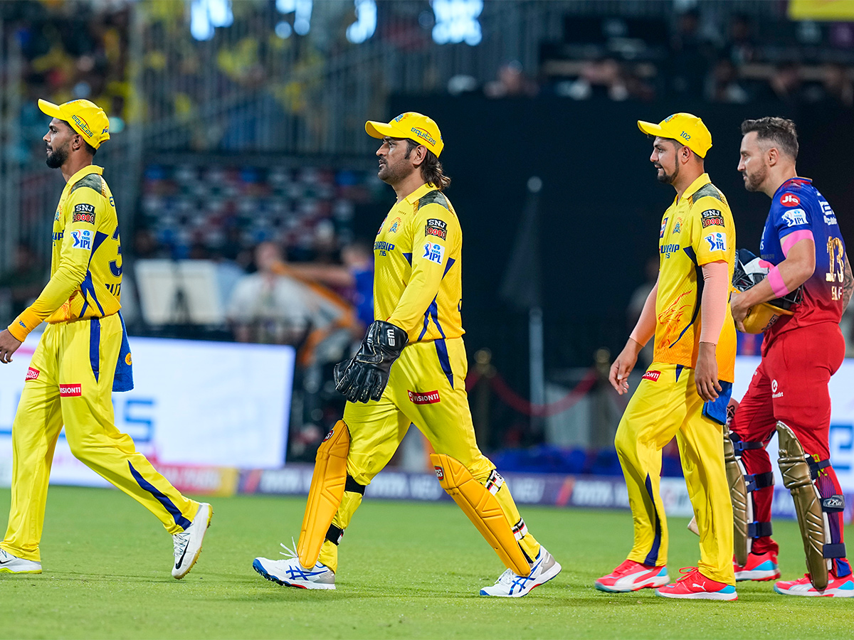 cricket match between Chennai Super Kings and Royal Challengers Bengaluru - Sakshi14