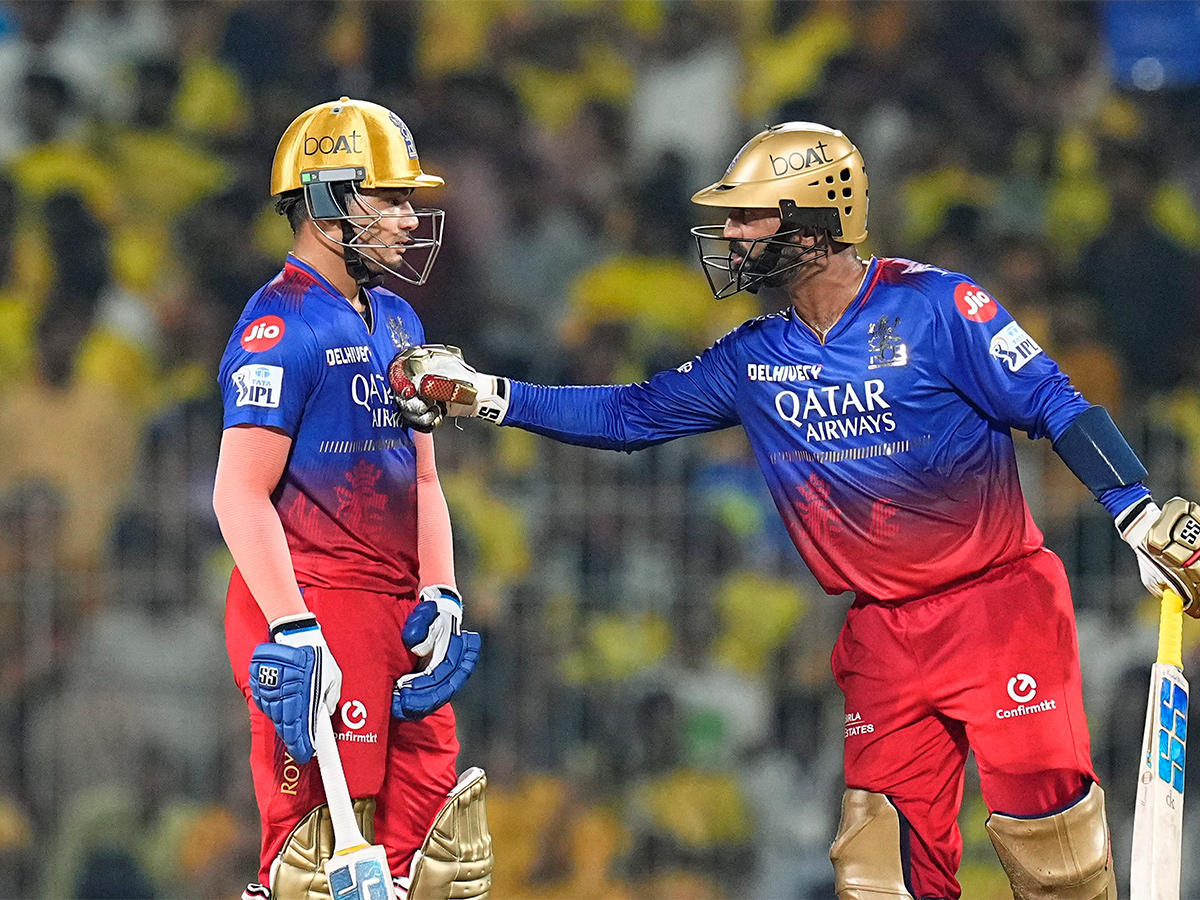 cricket match between Chennai Super Kings and Royal Challengers Bengaluru - Sakshi25