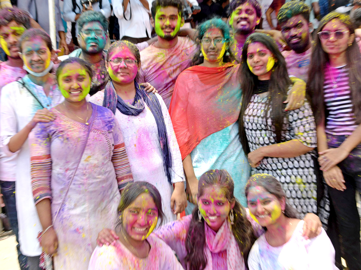 Hyderabad: Holi Celebrations at Huda Playground Photos - Sakshi17