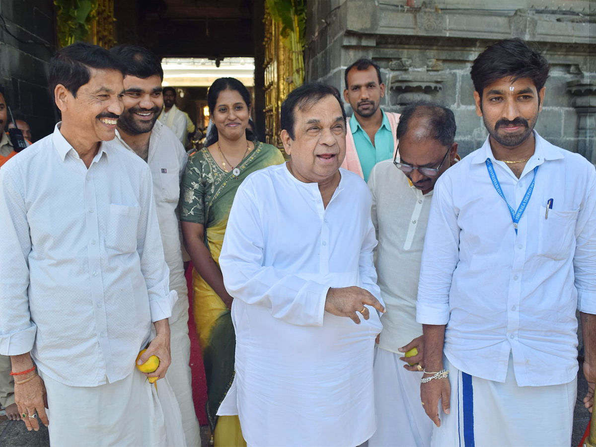 Comedian Brahmanandam Visits Tirumala Tirupati Temple Photos - Sakshi1