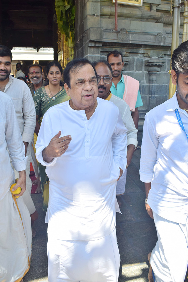 Comedian Brahmanandam Visits Tirumala Tirupati Temple Photos - Sakshi5