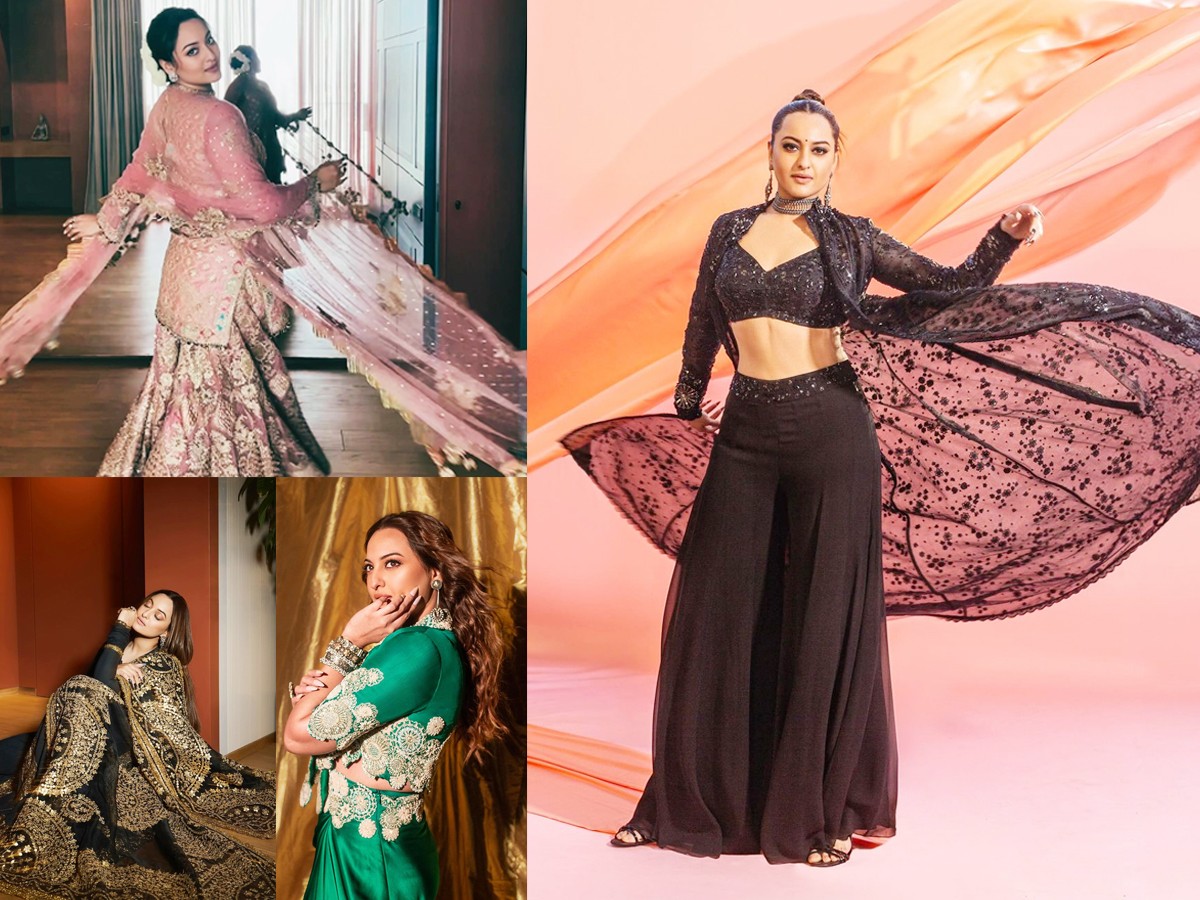 Bollywood Beauty Sonakshi Sinha In Stylish And Ethnic Wear Collection - Sakshi1