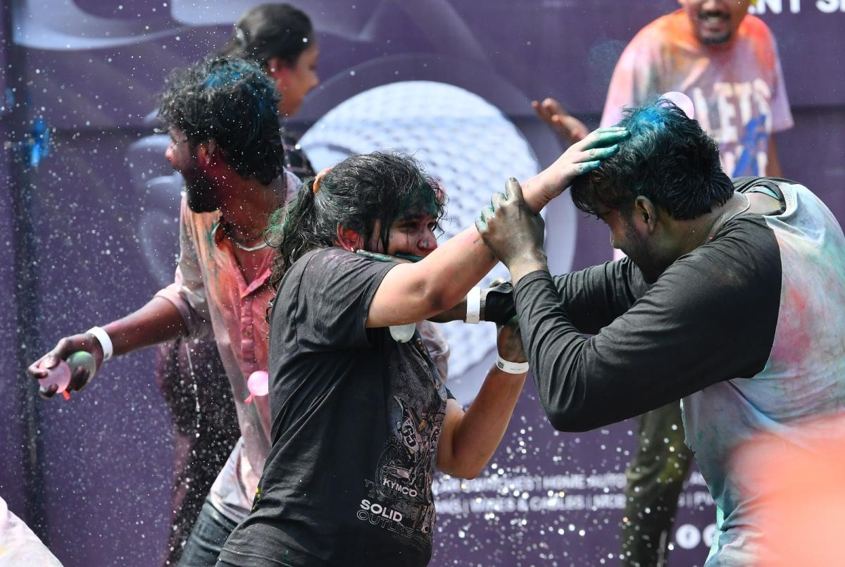 Holi Celebrations In Vijayawada Photos - Sakshi9